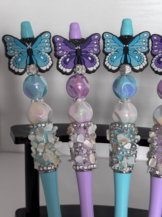 Butterfly Beaded Pens