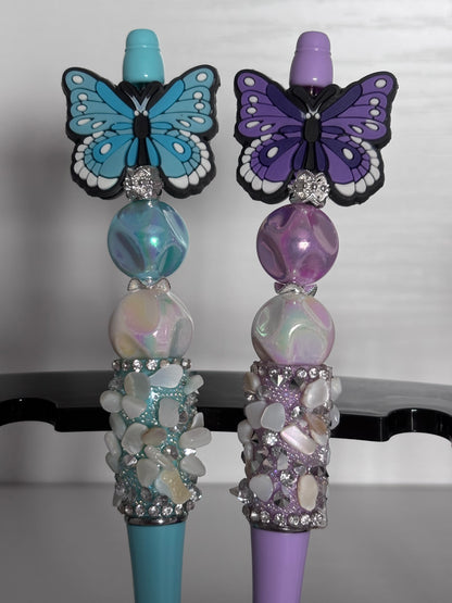 Butterfly Beaded Pens