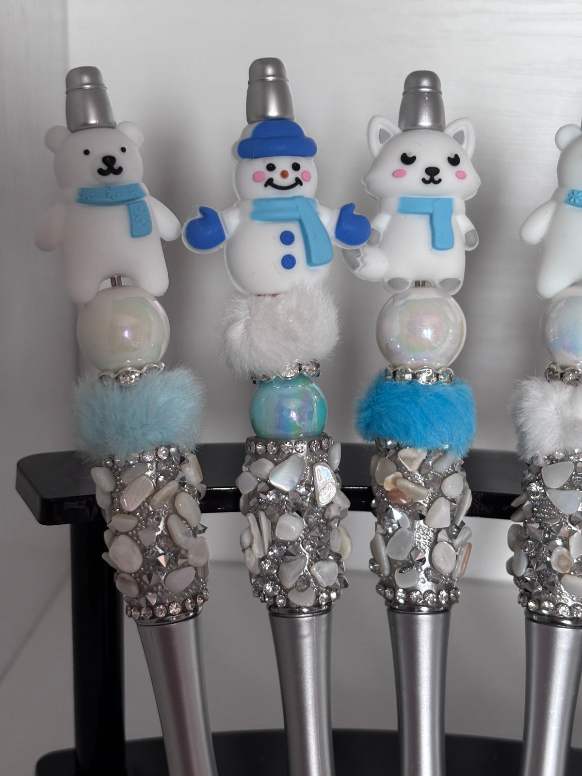 Winter Land Beaded Pens
